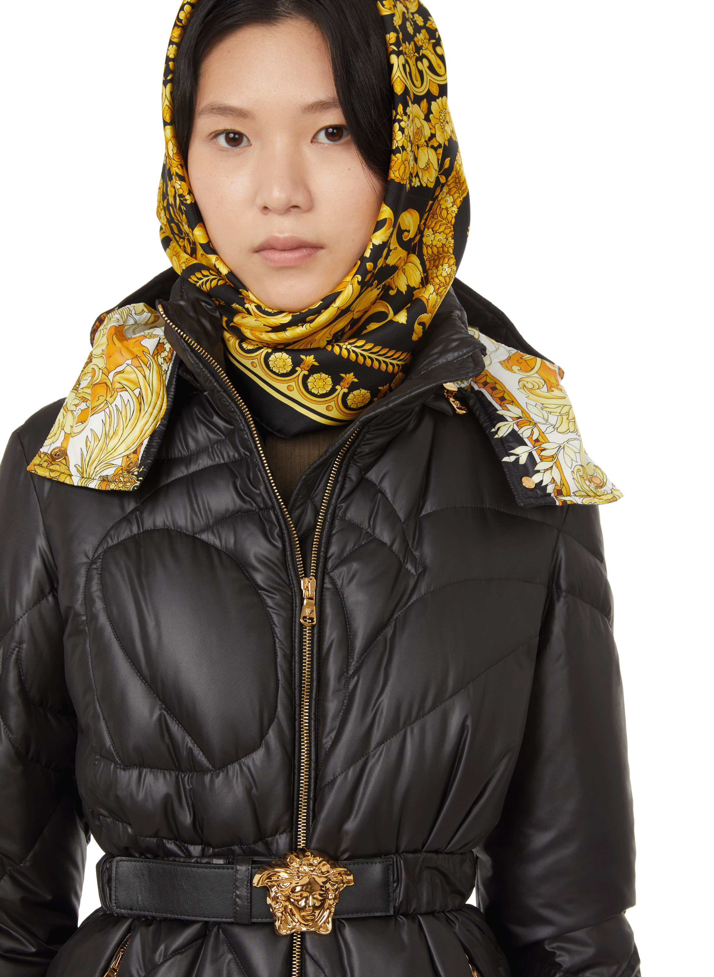 versace winter jacket womens