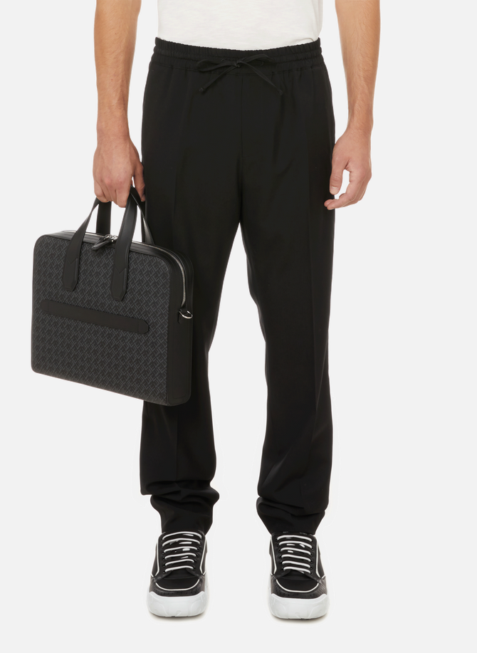 Straight wool trousers VERSACE
