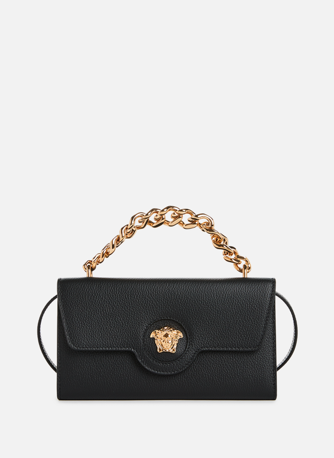 Embossed leather clutch VERSACE