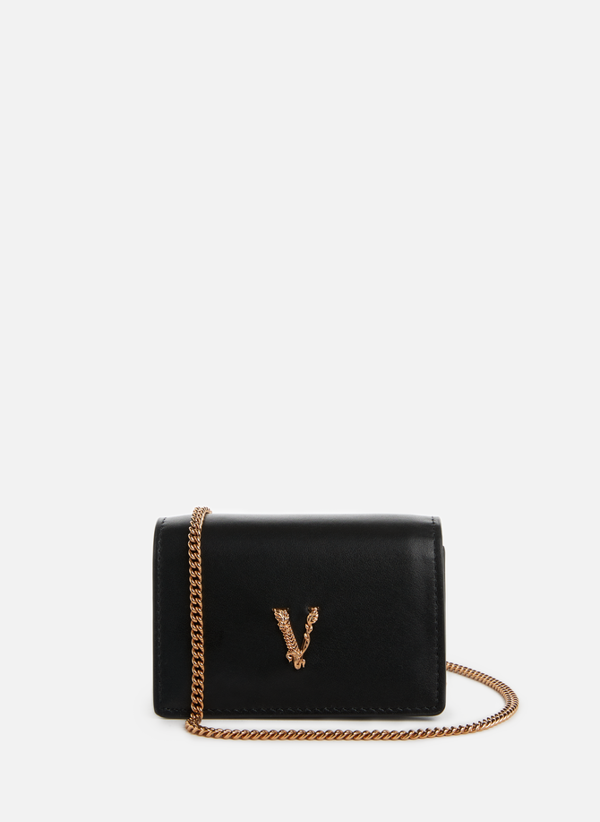 Virtus leather wallet VERSACE