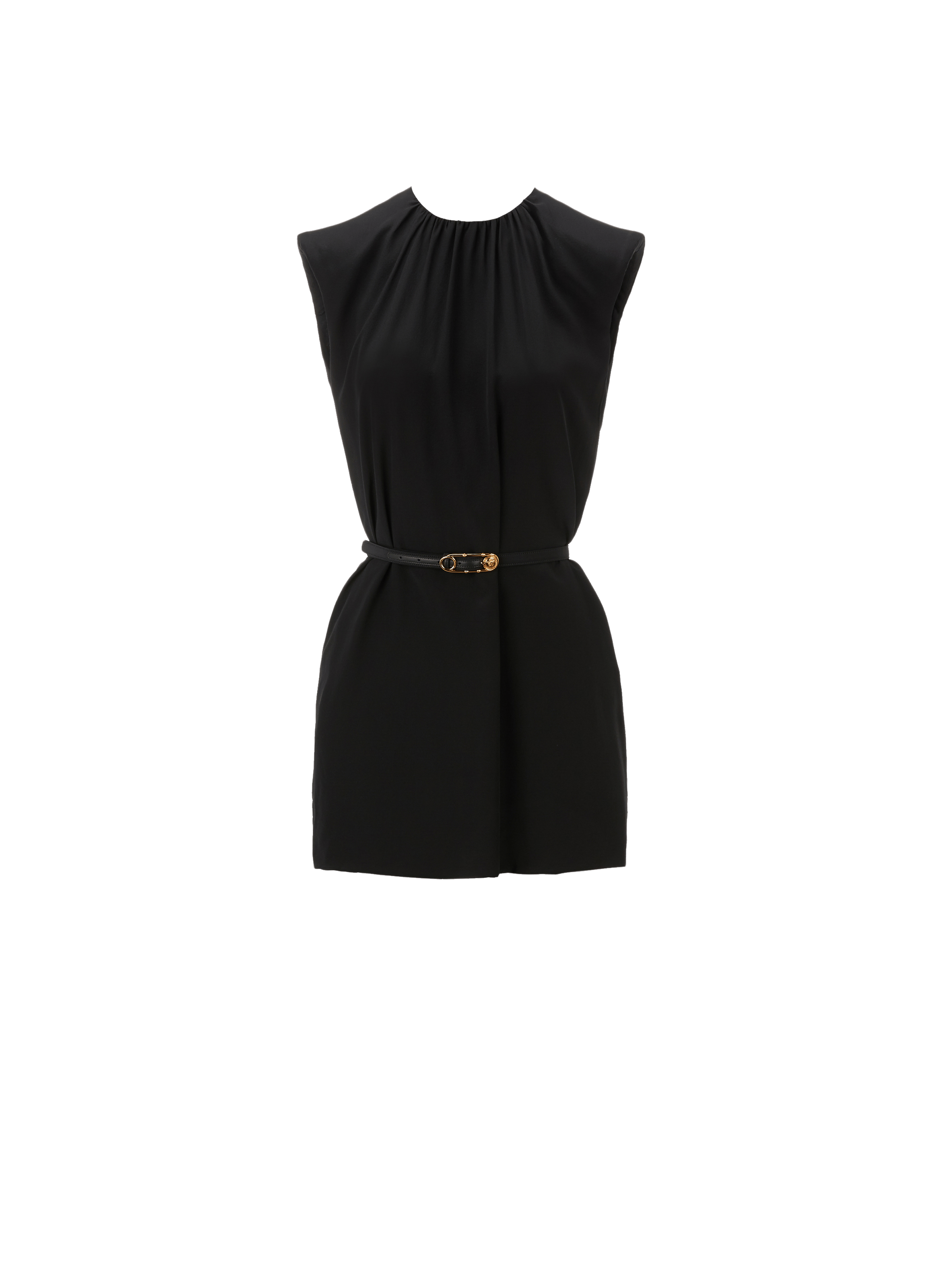 SILK DRESS WITH BELT VERSACE for WOMEN