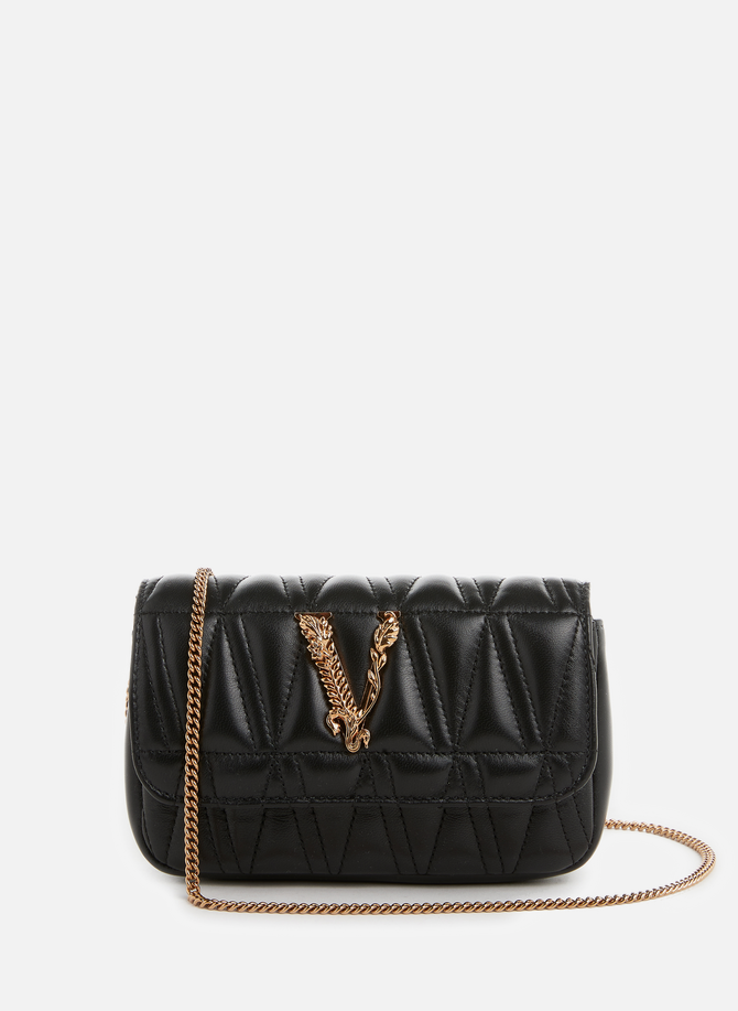 Virtus leather handbag  VERSACE