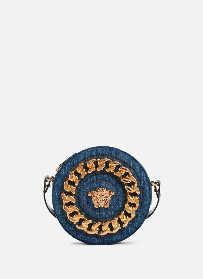 Round bag with gold-toned chain VERSACE
