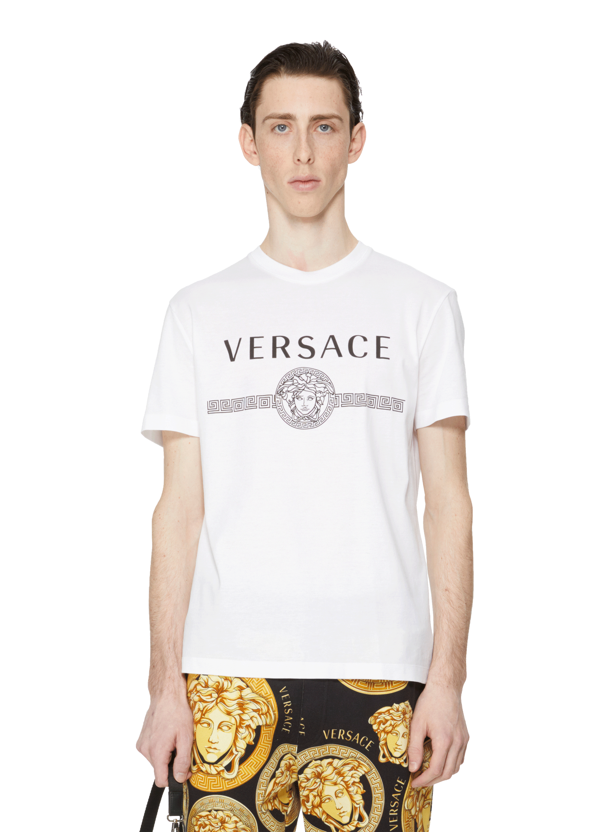 versace top white