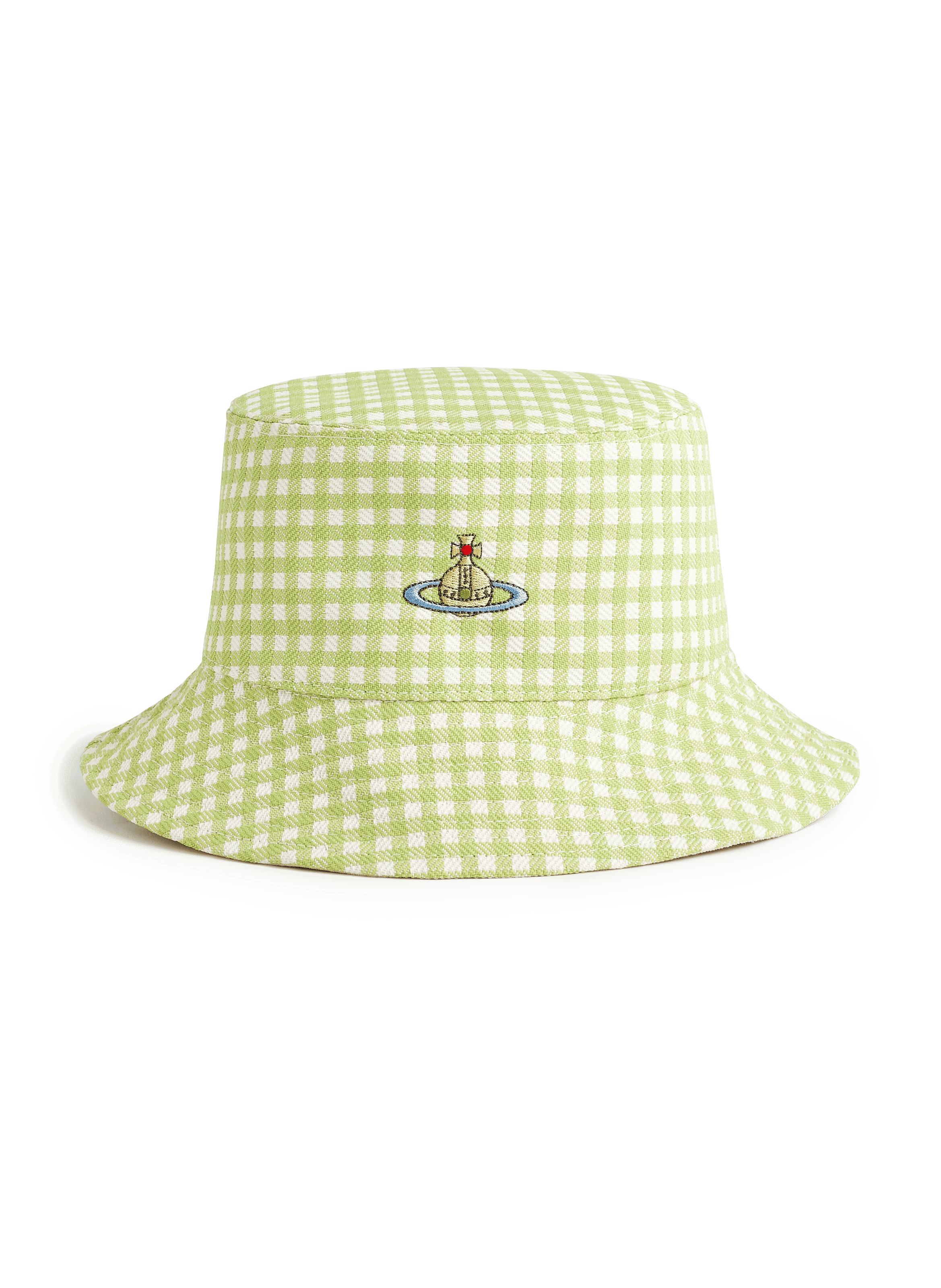 PATSY GINGHAM BUCKET HAT - VIVIENNE 