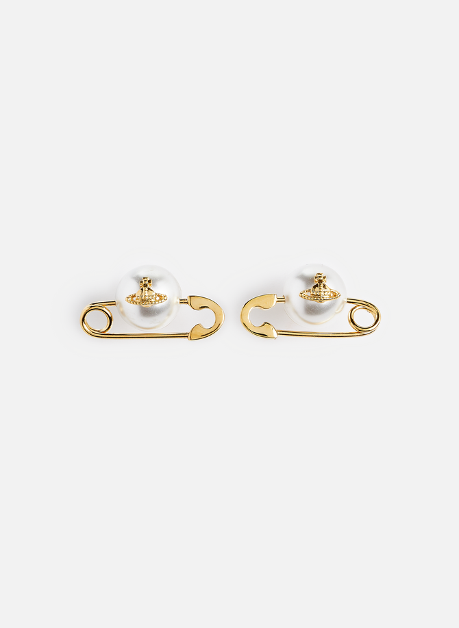 Jordan brass earrings VIVIENNE WESTWOOD