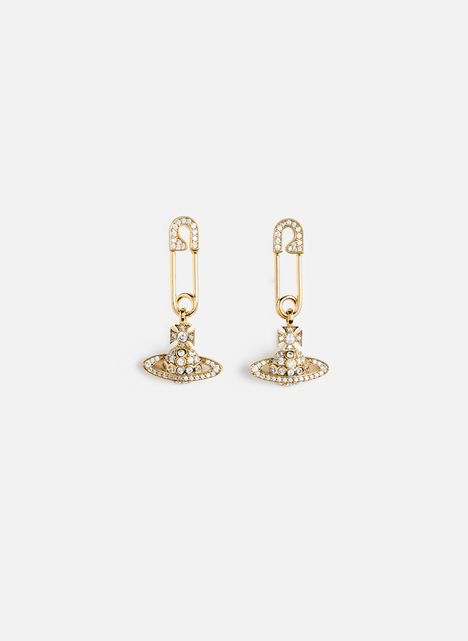 Lucrece brass earrings VIVIENNE WESTWOOD
