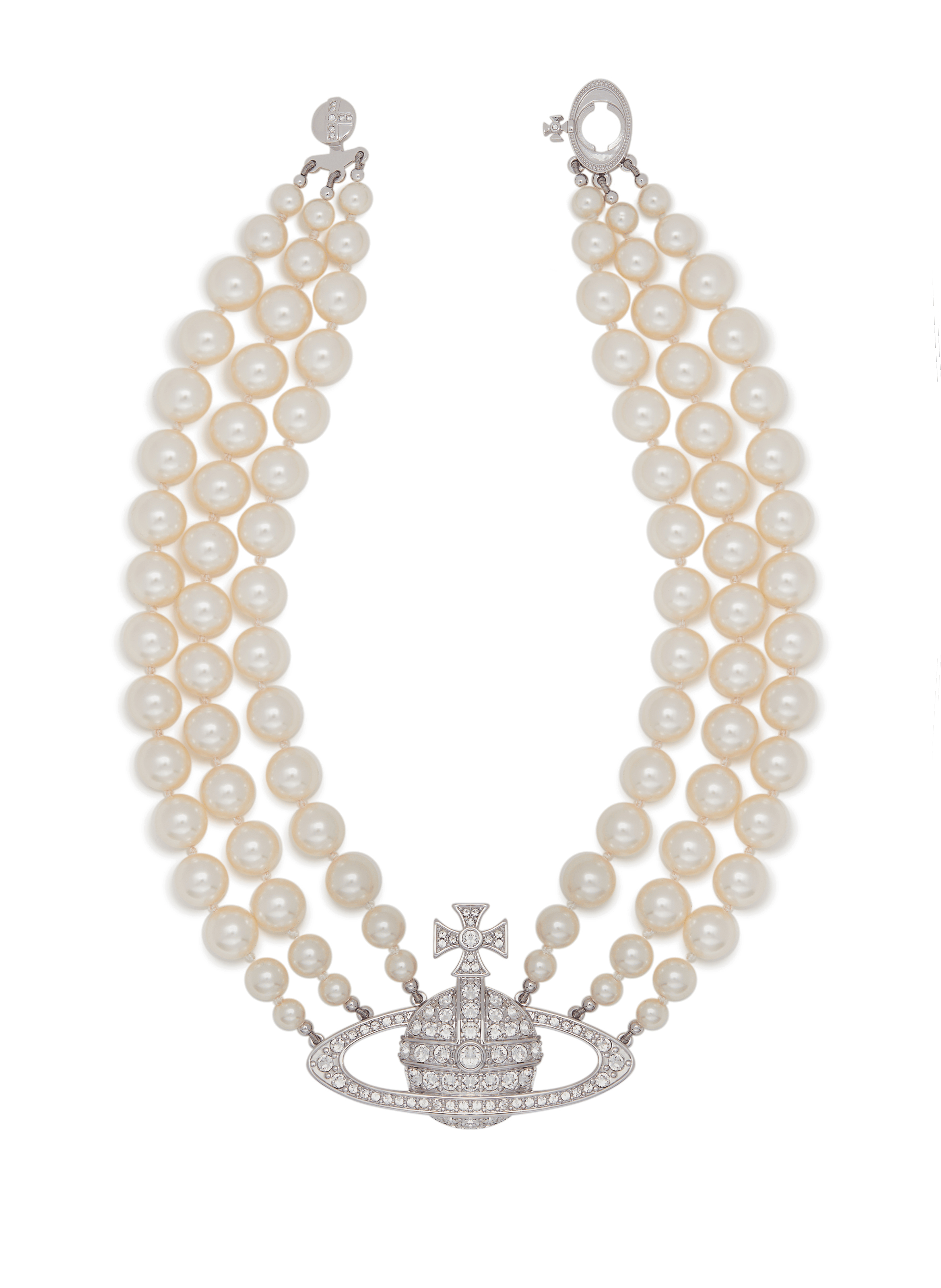 BRASS CHOKER NECKLACE - VIVIENNE 