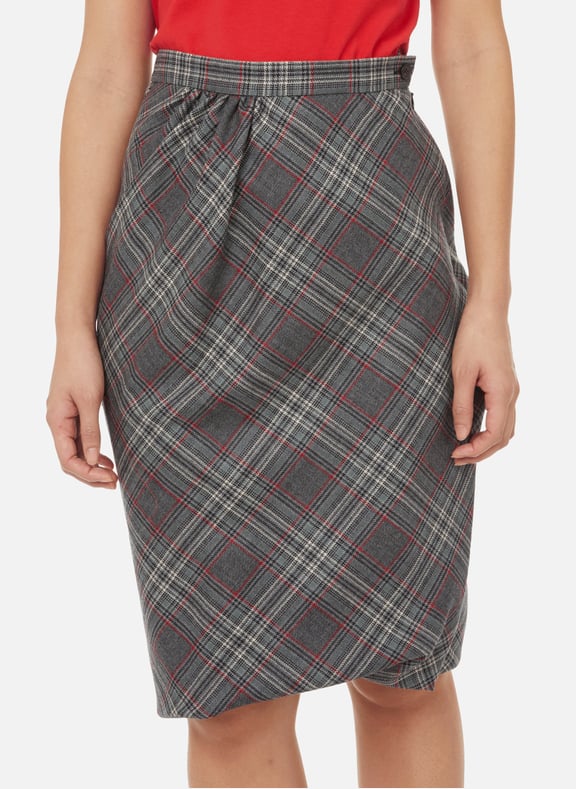 Drunken pencil skirt Grey by VIVIENNE WESTWOOD VIVIENNE WESTWOOD Drunken pencil skirt Grey