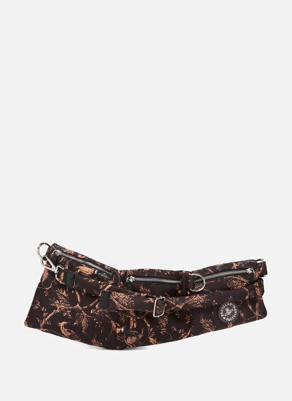 Nature print belt bag Brown by VIVIENNE WESTWOOD VIVIENNE WESTWOOD Nature print belt bag Brown