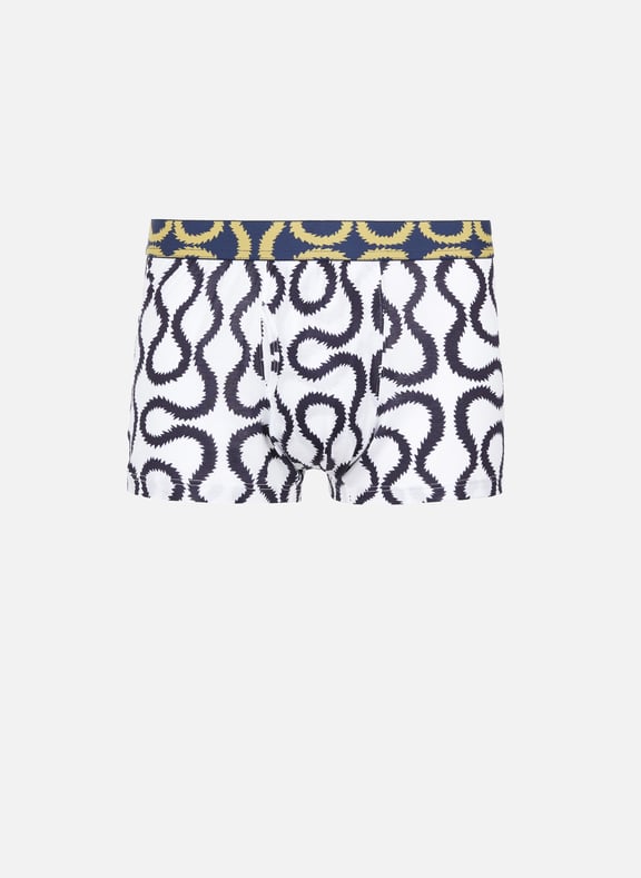 Squiggle printed jersey cotton Boxers Multicolour by VIVIENNE WESTWOOD VIVIENNE WESTWOOD Squiggle printed jersey cotton Boxers Multicolour