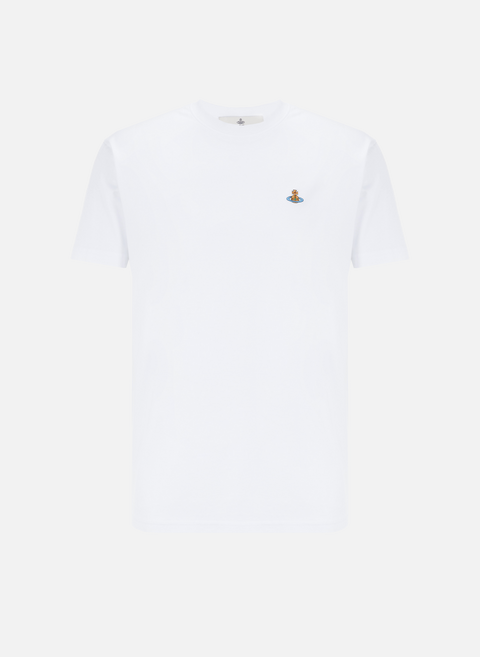 T-shirt en coton WhiteVIVIENNE WESTWOOD 