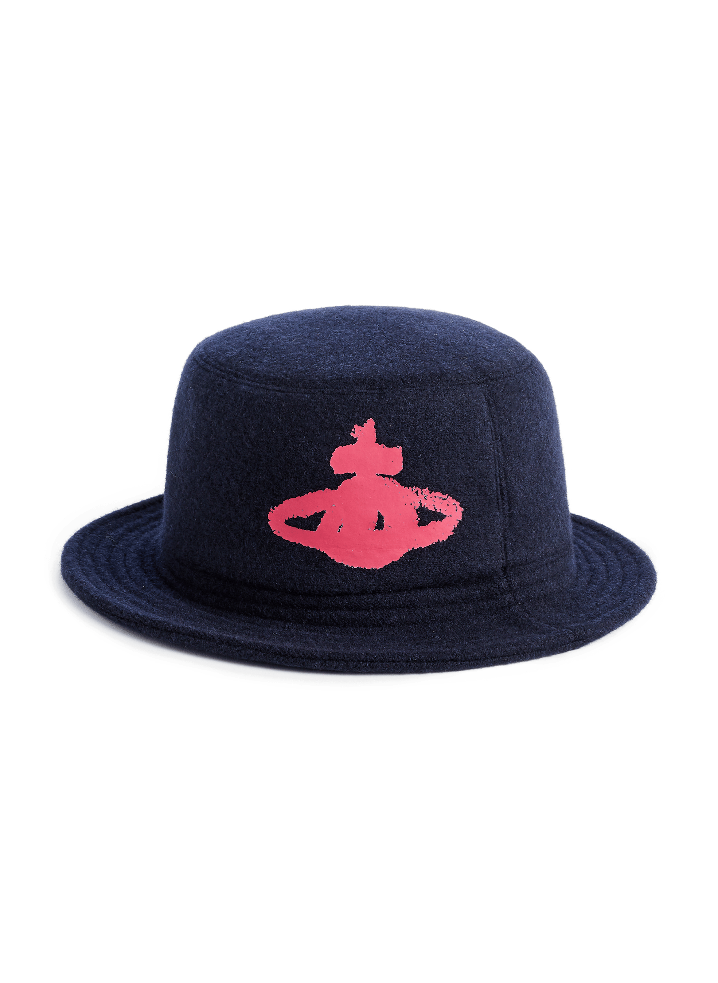 WOOL LOGO BUCKET HAT - VIVIENNE 