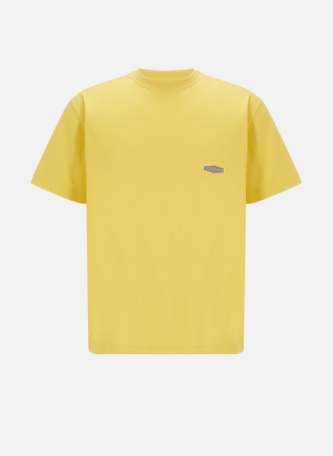 T-shirt Lenticulaire en coton YellowWOOYOUNGMI 