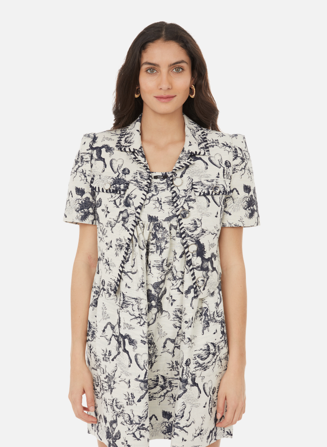 Toile de Jouy short-sleeved shirt YCH