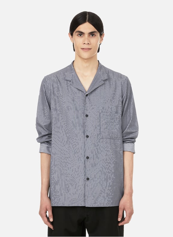 Striped shirt Grey by YOHJI YAMAMOTO YOHJI YAMAMOTO Striped shirt Grey