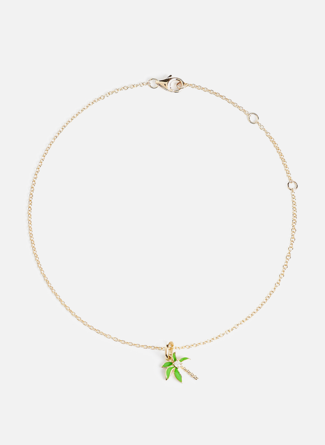 Anklet with palm tree charm YVONNE LEON