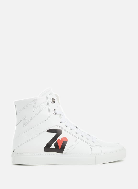 Leather high-top sneakers White by ZADIG&VOLTAIRE ZADIG&VOLTAIRE Leather high-top sneakers White