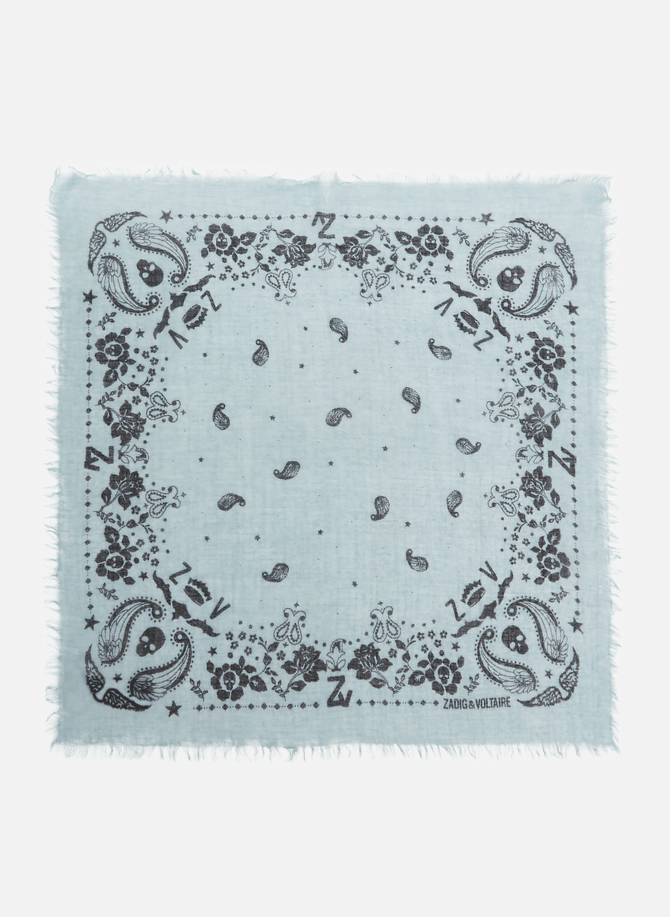 Paisley-print square scarf ZADIG&VOLTAIRE