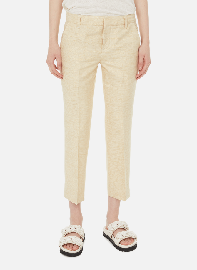 Posh cotton and linen trousers with lurex thread ZADIG&VOLTAIRE