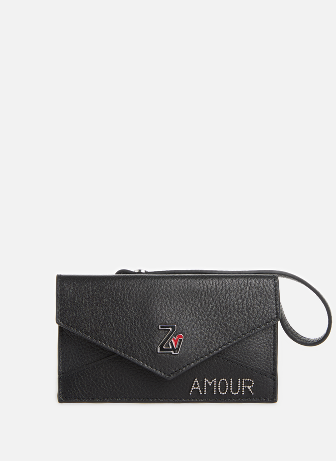 Crush leather card holder ZADIG&VOLTAIRE