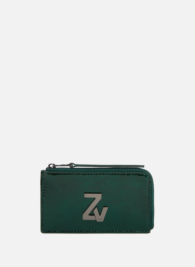 Initiale leather card holder ZADIG&VOLTAIRE