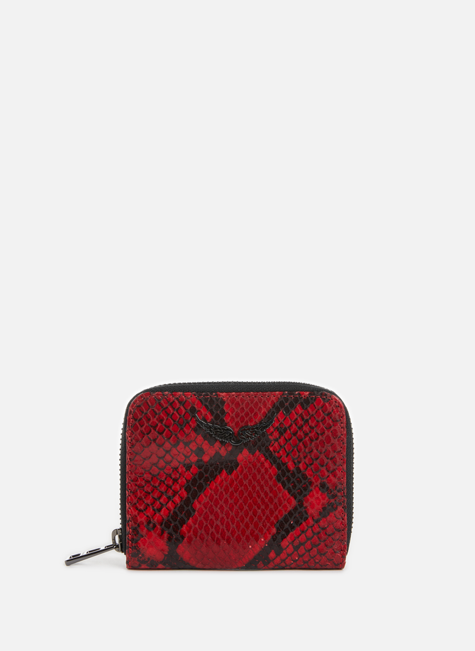 Wild embossed leather purse ZADIG&VOLTAIRE