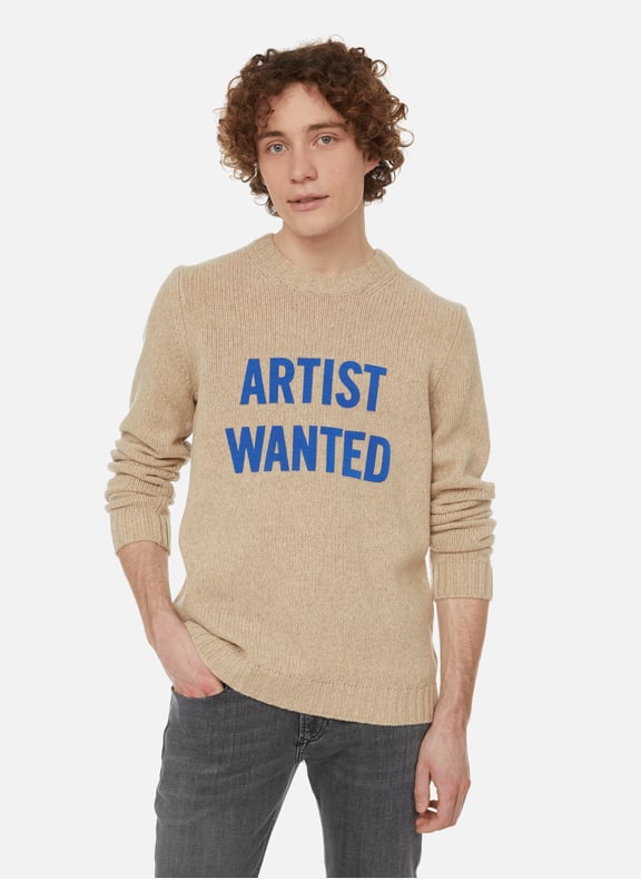 Artist Wanted merino wool jumper Beige by ZADIG&VOLTAIRE ZADIG&VOLTAIRE Artist Wanted merino wool jumper Beige
