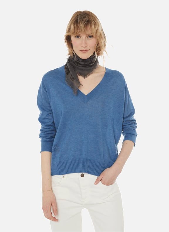 Brumy cashmere jumper Blue by ZADIG&VOLTAIRE ZADIG&VOLTAIRE Brumy cashmere jumper Blue