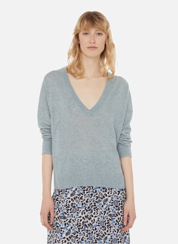 Brumy cashmere jumper Blue by ZADIG&VOLTAIRE ZADIG&VOLTAIRE Brumy cashmere jumper Blue