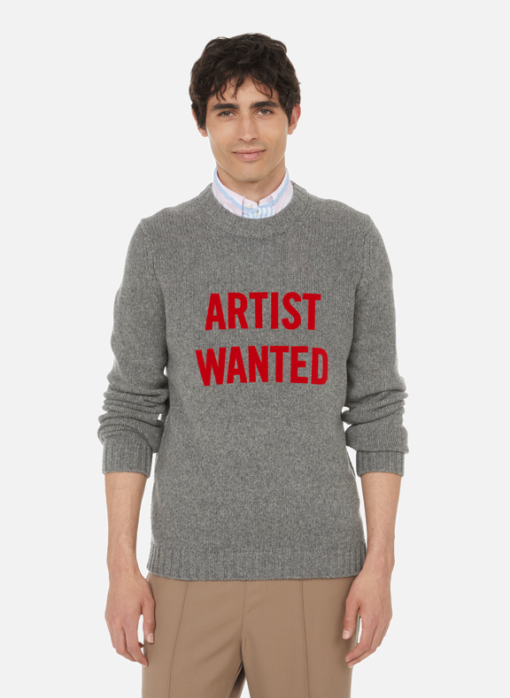 ZADIG&VOLTAIRE Kennedy Artist Wanted wool jumper  Grey