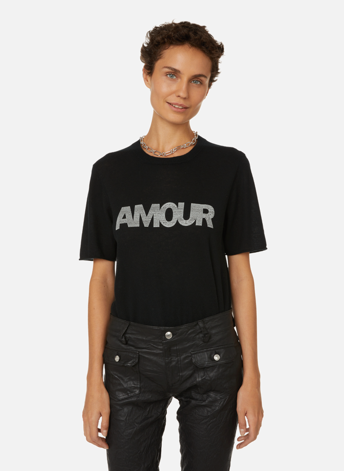 Amour short-sleeved cashmere jumper ZADIG&VOLTAIRE