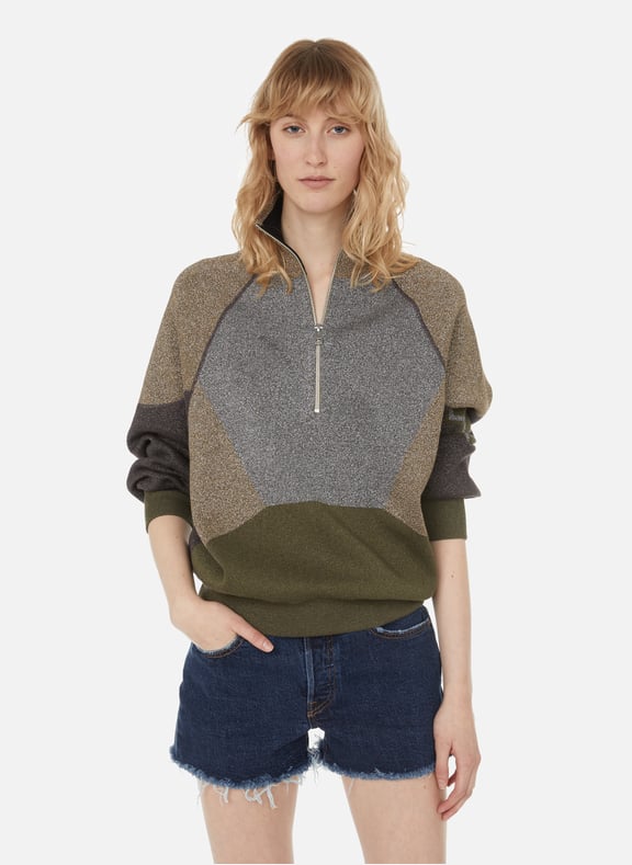 Ross lurex jumper Khaki by ZADIG&VOLTAIRE ZADIG&VOLTAIRE Ross lurex jumper Khaki
