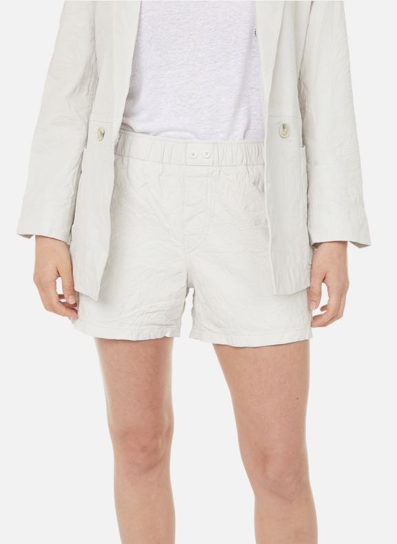 ZADIG&VOLTAIRE Pax leather shorts Beige