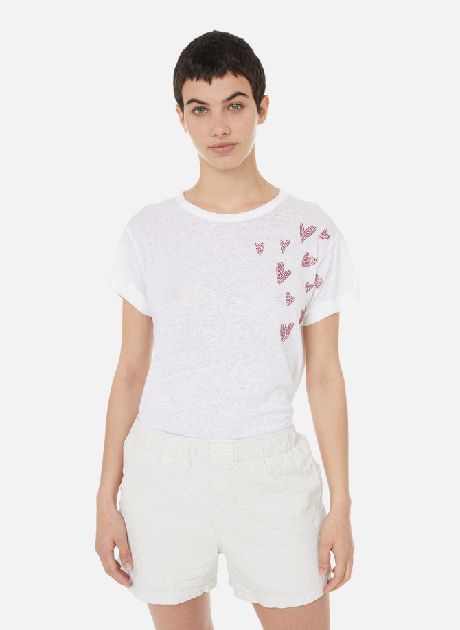 Anya cotton T-shirt with rhinestones ZADIG&VOLTAIRE