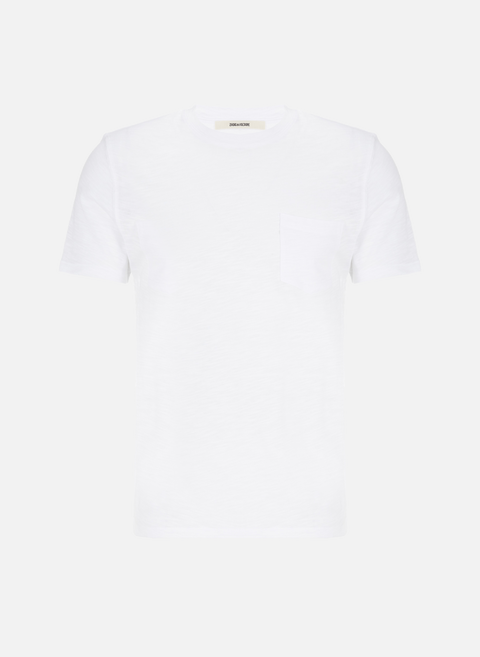 T-shirt col rond en coton WhiteZADIG&VOLTAIRE 