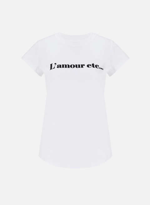 T-shirt L'Amour en coton WhiteZADIG&VOLTAIRE 