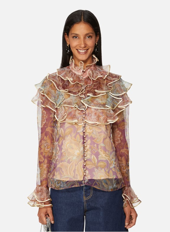 Lucky silk Blouse Multicolour by ZIMMERMANN ZIMMERMANN Lucky silk Blouse Multicolour