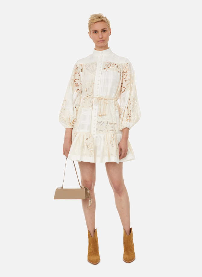 Andie cotton and guipure dress ZIMMERMANN