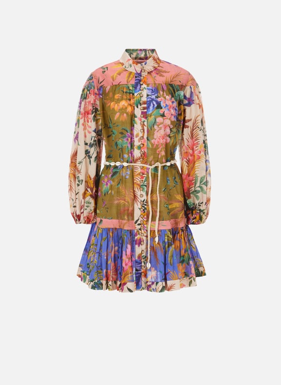 Tropicana Short Cotton Dress Zimmermann For Women Printemps Com Tropicana Short Cotton Dress Zimmermann For Women Printemps Com