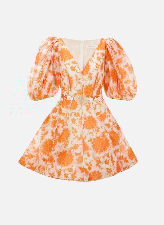 Postcard Silk And Linen Dress Zimmermann For Women Printemps Com Postcard Silk And Linen Dress Zimmermann For Women Printemps Com
