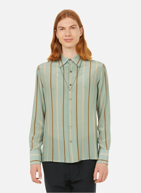 Chemise rayée en soie Multicolore by 73 LONDON 73 LONDON Chemise rayée en soie Multicolore