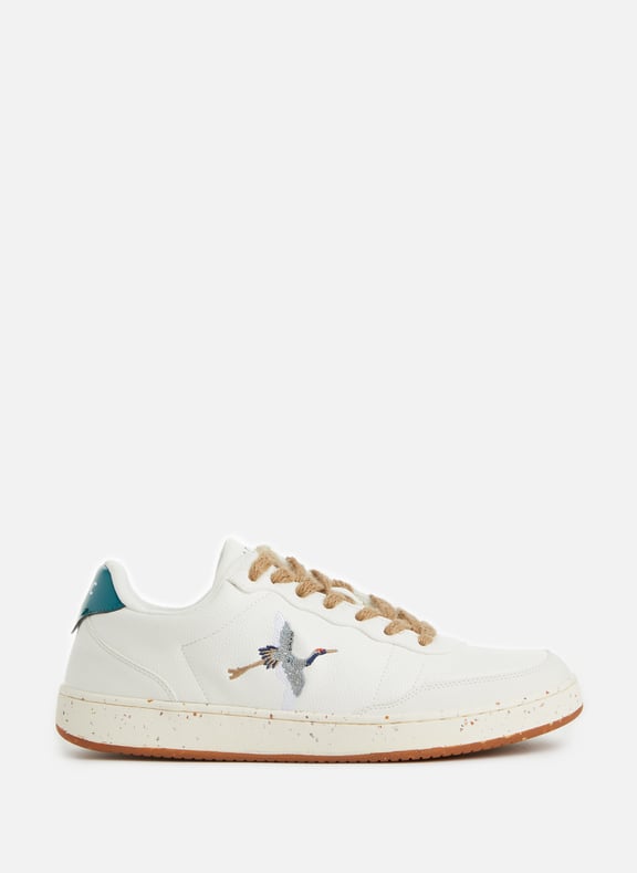 Baskets avec broderie Blanc by ACBC ACBC Baskets avec broderie Blanc