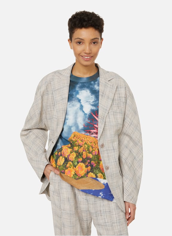 Blazer oversize Multicolore by ACNE STUDIOS ACNE STUDIOS Blazer oversize Multicolore