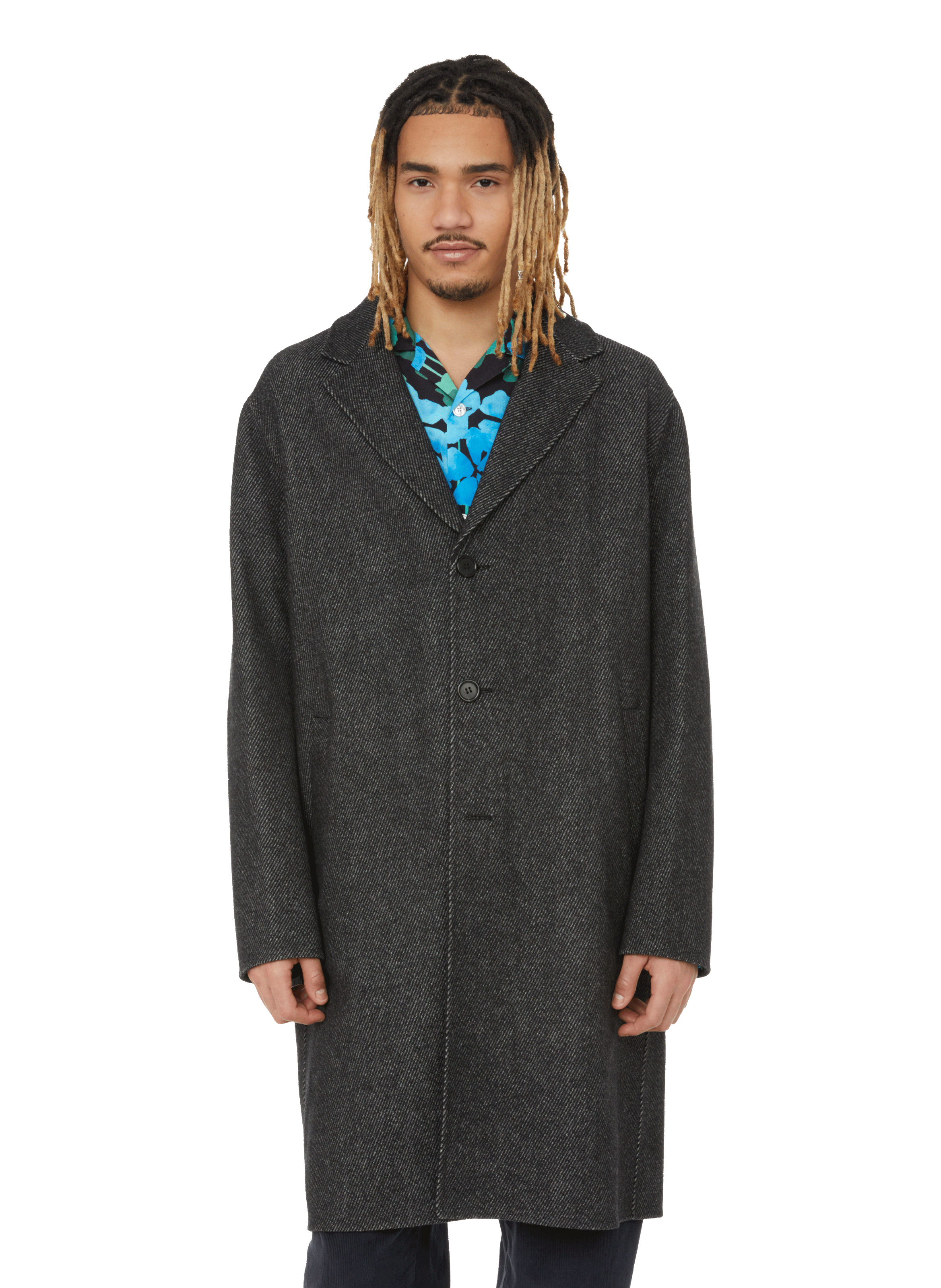 Manteau Acne Studios Charles Noir - Taille S - Laine - Occasion Très Bon état