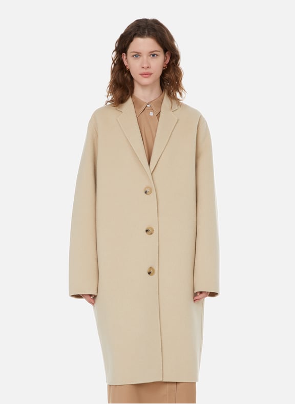 Manteau oversize en laine Beige by ACNE STUDIOS ACNE STUDIOS Manteau oversize en laine Beige
