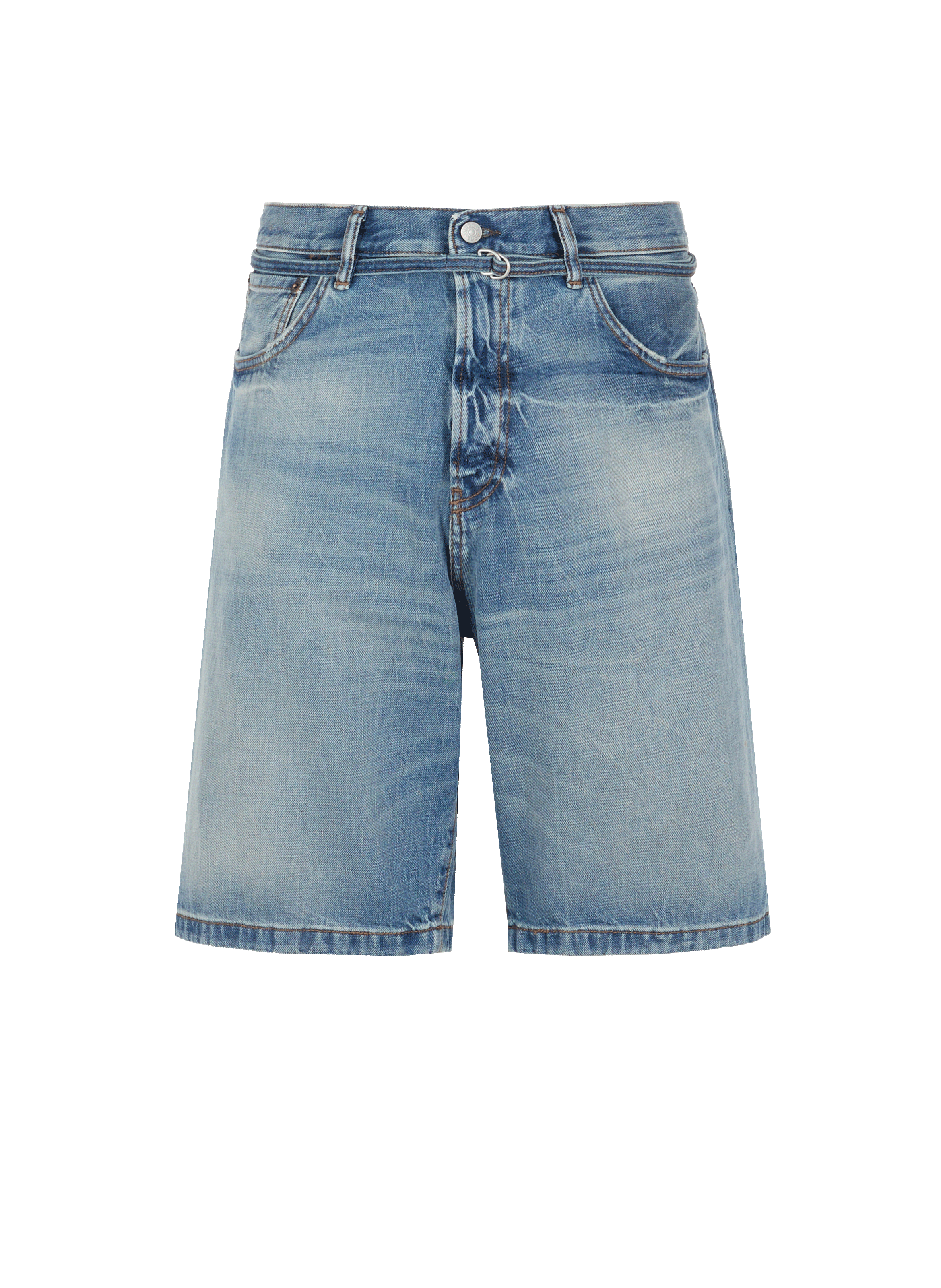 Homme Vêtements Shorts Shorts casual Short denim en coton biologique Acne Studios pour homme en coloris Bleu 