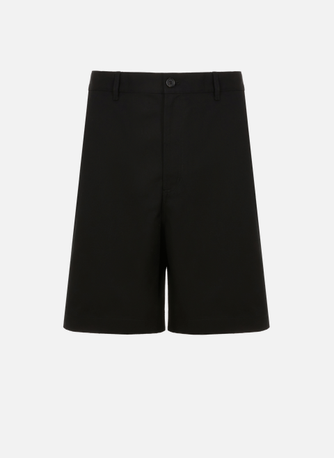 Cotton-blend shorts BlackACNE STUDIOS 