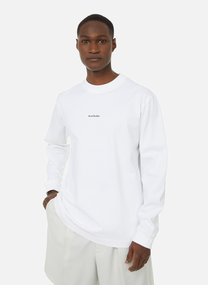 Sweatshirt à logo en coton ACNE STUDIOS