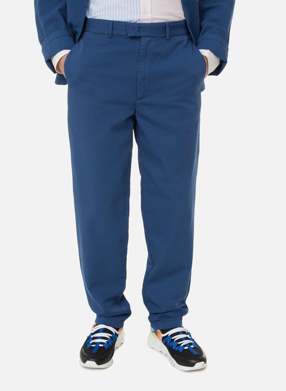 SLIM COTTON CHINO PANTS AGNeS B for MEN Printemps